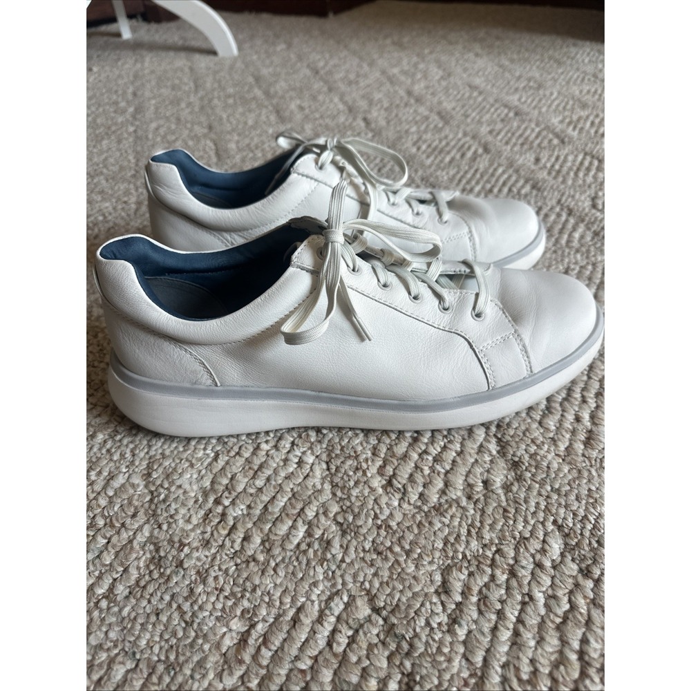 Mens Johnston & Murphy Becker 59-5578 White Lifestyle Sneakers Shoes Sz 12 EUC